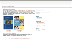 Desktop Screenshot of dsdguidelines.org